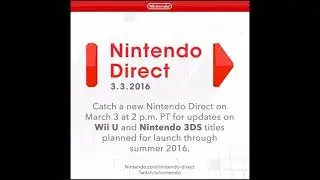 Trailer Theme (Beta Mix) - Nintendo Direct: March 3rd, 2016