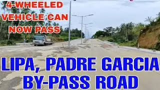 4- Wheeled Vehicle Can Now Pass Lipa Padre Garcia By-Pass Road