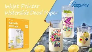 How To Use Inkjet Water Slide Decal Papers On Bottle-Mug-Candle |🔥
