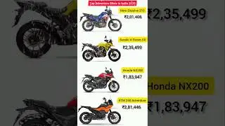 Best Touring Bikes in India 2025 🏍️ | Top Long Distance Touring #BestTouringBikes2025#adventurebike