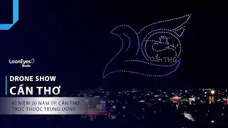 500 Drones Light Show | Celebrating 20 Years of Can Tho City, Vietnam