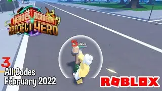 Roblox Project Hero All Codes February 2022