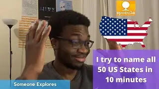 British Student Tries To Name All 50 US States In 10 Minutes