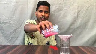 How to make water filter paper at home||filter paper kaise bnaye ||filter paper experiment #youtube