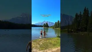 Celebrating 5 years together in Banff 🇨🇦 #travelcouple #adventuretravel #banff #canada #mountains