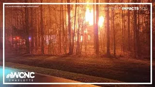2 hospitalized after massive fire at home owned by Denny Hamlin's parents