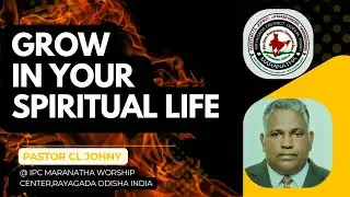 Bible Sermon on Holy Spirit and his activities by Pr CL Johny in Telugu 