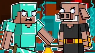Survival In The Nether | Block Squad (Minecraft Animation)