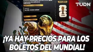 STOP EVERYTHING! 😳⚽️ FIFA sets ticket prices for general sale of the 2026 World Cup | TUDN