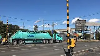 列車が通らない踏切　宇部興産専用道路 2021/12/4