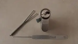 Schloss &ouml;ffnen (Wilka Schlie&szlig;zylinder picken)Pick-Set/Lock Picking/Dietrich/Schlie&szlig;zylinder knacken