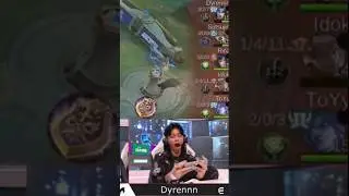 Badang Lek Dyrennn moment. #rrqhoshi #rrqdyren #ewcxmsc #rrqvsaurora #mlbb