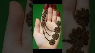 Beautiful and amazing front hand mehndi design #mehndi #mehndidesign #mehandi