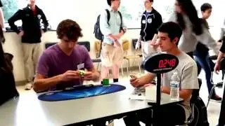 Rubik's Cube World Record : 5.25 seconds - Collin Burns