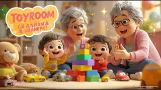 Toyroom Fun with GrandParents | 3D Kids Cartoon | Nursery Rhymes for Kids