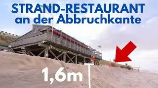 Heftiger Strandverlust bei Kultrestaurant - Sturm auf Sylt