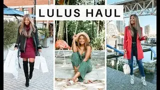 LULUS WINTER HAUL + TRY ON | First Impressions + What I Got