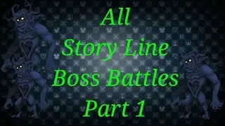 Kh Unchained X JP Version - All Storyline Boss Battles Part 1
