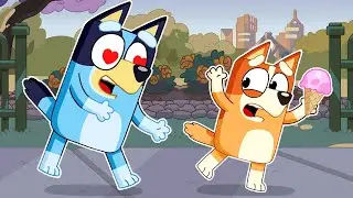 Eat Ice Cream | Bluey and Bingo playing with Dad | Bluey Full Episodes | Bluey Animation