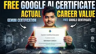 Google проводит БЕСПЛАТНУЮ сертификацию по искусственному интеллекту 🚨 Спешите, пока не поздно!