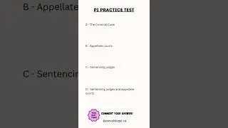 Paralegal Exam Prep Sample Question #p1 #ontario