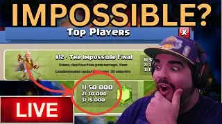 NEW The IMPOSSIBLE FINAL Challenge in Clash Of Clans! | LIVE #ClashwithHaaland