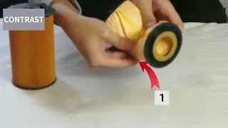 Quality comparison of different oil filter elements