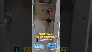 16.08KWH 🔋WiFi + Bluetooth 🔧10-Year Warranty ✔️ #lifepo4  #homebattery  #ess
