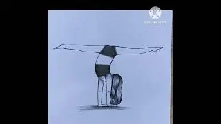 Yoga poses drawing|international yoga day 2025 #shorts #yoga #drawing #internationalyogaday #sketch