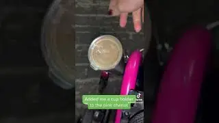 Wheelchair cup holder!