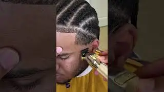 Get The Perfect High Taper On Your Cornrows! #haircut #braids #barber