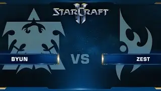 [SC2] ByuN (T) vs. Zest (P) | Матч 11 | Stay At HomeStory Cup #4