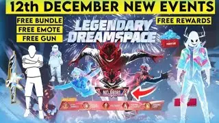 FREE FIRE 12 DECEMBER NEW EVENTS | FREE BUNDLES FREE EMOTES FREE GUN AUCTION EVENT | TOP-UP EVENT 