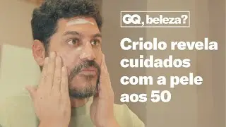 Criolo, aos 50 anos, revela sua jornada de autocuidado com a pele l GQ, Beleza?