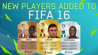 FIFA 16: NEW PLAYERS IN FIFA 16 UT - QUICKEST PLAYERS EVER??! | FIFA 16 ULTIMATE TEAM!