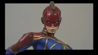 Sideshow Collectibles -- Captain Marvel Prime Format Unboxing