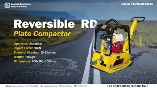 Reversible Plate Compactor | +91 9582600548 | Fastech Machinery Private Limited
