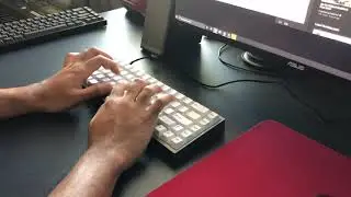 KBD67 MKII with lubed Tealios V2