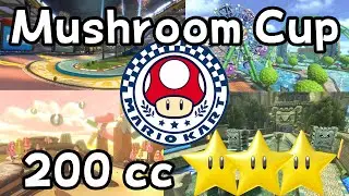 Mario Kart 8 - Mushroom Cup 200cc 3 Stars