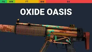 MP5-SD Oxide Oasis - Skin Float And Wear Preview