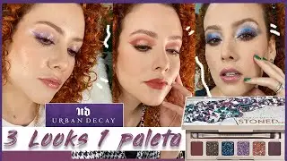 3 looks 1 paleta Urban Decay Stoned Vibes