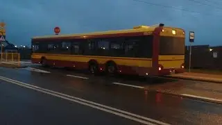 Przejazd warszawskim autobusem Solaris Urbino 15 #8620 linia 716