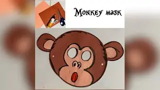 @How_to_make_a_monkey_mask #monkey #mask🐵