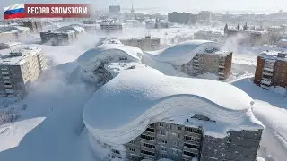SNOW APOCALYPSE IN RUSSIA: Kamchatka Buried Under Heavy Snow — Buildings & Cars Disappear  