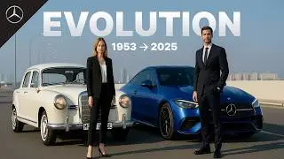 Эволюция Mercedes E-Class (1953-2025) | AI Трансформация