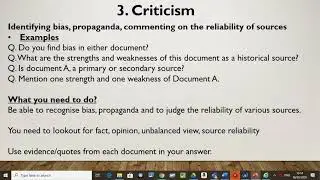 Leaving Cert History: How to answer the documents based question