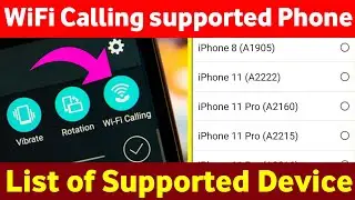 WiFi Calling Supported Smartphone List | Jio VoWiFi & airtel VoWiFi calling supported smartphone