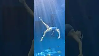 🪼Underwater peace #artisticswimming #synchronizedswimming #underwater