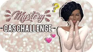 MYSTERY CAS CHALLENGE // Sims 4: CAS + FULL CC LIST!