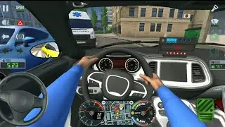 Muscle car Taxi driver🚗👮 Taxi sim 2020 #shorts